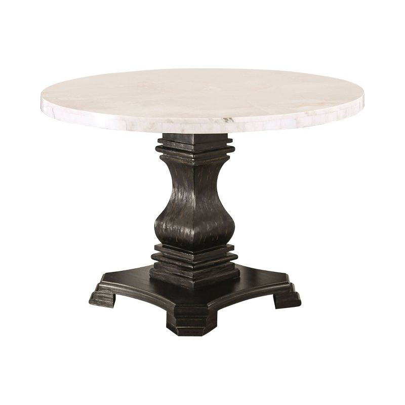 Buckley Round Dining Table White/Black - HOMES: Inside + Out, 1 of 14