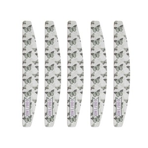 Unique Bargains Half-moon HD-001 Nail Files 5 Pcs - 1 of 4