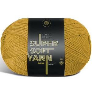 Hearth & Harbor Acrylic Yarn for Crocheting & Knitting - Soft Yarn for Crocheting, 370 Yards Knitting Yarn, Medium Worsted Weight Yarn 4 - 1 of 4