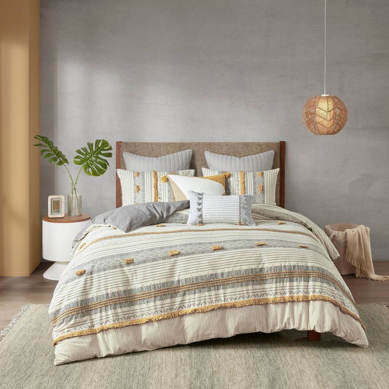 Ink+Ivy 3pc Cody Cotton Duvet Cover Set, 4 of 15