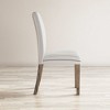 Jofran, Coastal Wire-Brushed Wood Upholstered Parsons Dining Chair (Set of 2) - 4 of 4