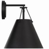 Crystorama Lighting Xavier 1 - Light Sconce in  Matte Black - 2 of 3