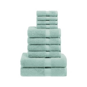 Luxury Cotton Heavyweight Ultra-Plush 10 Piece Towel Set by Blue Nile Mills - 1 of 4