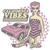 Juniors Mattel Hot Wheels and Barbie California Vibes T Shirt - 2 of 2