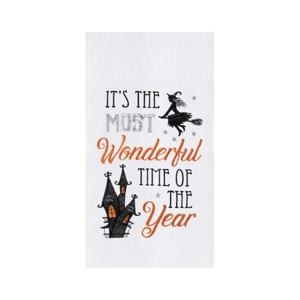 C&F Home It's The Most Wonderful Time Of The Year Halloween Embroidered Flour Sack Kitchen Towel Funny Dishtowel - 1 of 4