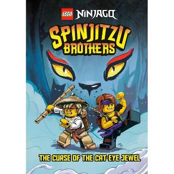 Spinjitzu Brothers #1: The Curse of the Cat-Eye Jewel (Lego Ninjago) - (Stepping Stone Book(tm)) by  Tracey West (Hardcover)