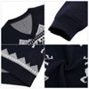 BLUEMING Men's Christmas Sweaters Reindeer & Snowflake V-Neck Sweater Thermal-Lock Knit Holiday Pullover - 4 of 4