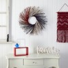 Nearly Natural 24-in Americana Twig Wreath Red White and Blue - 3 of 3