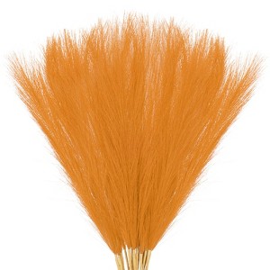 Unique Bargains Dried Plants Artificial Durable Small Fluffy Pampas Grass for Home, Office, Party 20 Pcs 21.7 Inch - 1 of 4