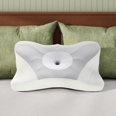 DOMETOUR Ergonomic Foam Neck Pillow, Neck Support, Neck Protection Good Sleep