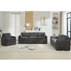 Cloud Sofa Set, Oversized Upholstered Couch with Double Cushions, Comfy Sectional Sofa Group for Living Room-- Frevyn - 2 of 4