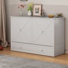 Mjkone Murphy Bed Queen,Cube Cabinet Chest Bed with Charging Station&Storage Space - 4 of 4