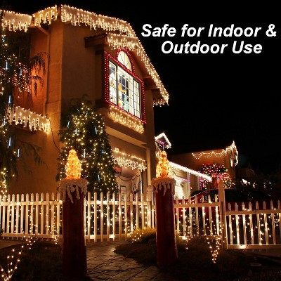 JOYFY Christmas String Lights Outdoor,150 Count Christmas Tree Lights,31.2FT String Lights with Green Wire for Xmas Indoor Party Garden Decorations