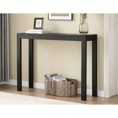 Kings Brand Furniture Russel Console Table – Slim, minimalist table for entryways, hallways, or behind the couch