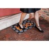 1'4" x 2'4" Halloween Boo Indoor/Outdoor Coir Doormat Black/Gray/Orange - Entryways - 3 of 4