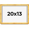 PosterPalooza | Minimalist Shadow Box Gold Picture Frame - UV Acrylic, Backing Board, Hanging Hardware - 2 of 4