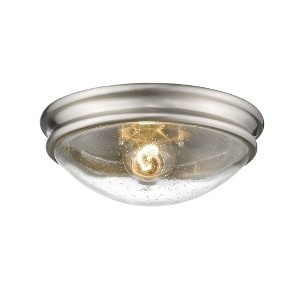 Millennium Lighting 1 - Light Flush Mount in  Brushed Nickel - 1 of 4