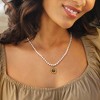 Ross-Simons 5-5.5mm Cultured Pearl Necklace With Removable 2.53 ct. t.w. Multi-Gemstone Sunflower Pendant in 18kt Gold Over Sterling Size 18 - 2 of 4