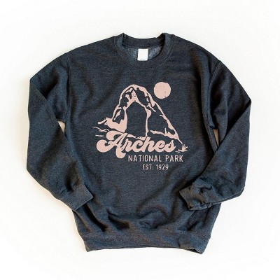Simply Sage Market Women's Graphic Sweatshirt Vintage Arches National Park