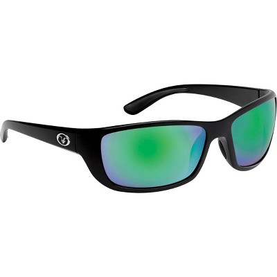 Flying Fisherman Cay Sal Polarized Sunglasses - Matte Black/amber Green ...