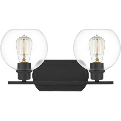 Quoizel Lighting Pruitt 2 - Light Vanity in  Matte Black