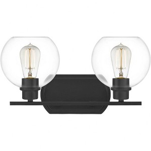 Quoizel Lighting Pruitt 2 - Light Vanity in  Matte Black - 1 of 4