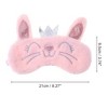 Unique Bargains Fleece Long Ear Cats Eye Mask 1 Pc - 2 of 4