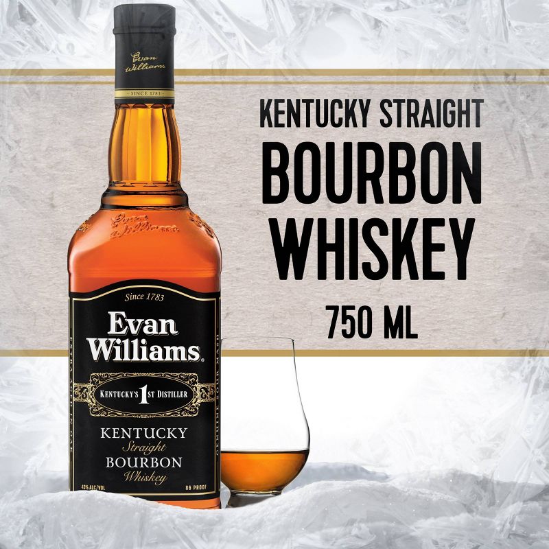 Evan Williams Bourbon Whiskey - 750ml Bottle, 4 of 10