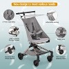 Jojoka Lightweight Stroller for Airplane,Compact Strollers for Travel,Foldable Toddler Pushchair - 3 of 4