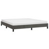 vidaXL Bed Frame Dark Gray 76 in.x79.9 in. King Velvet - 3 of 4