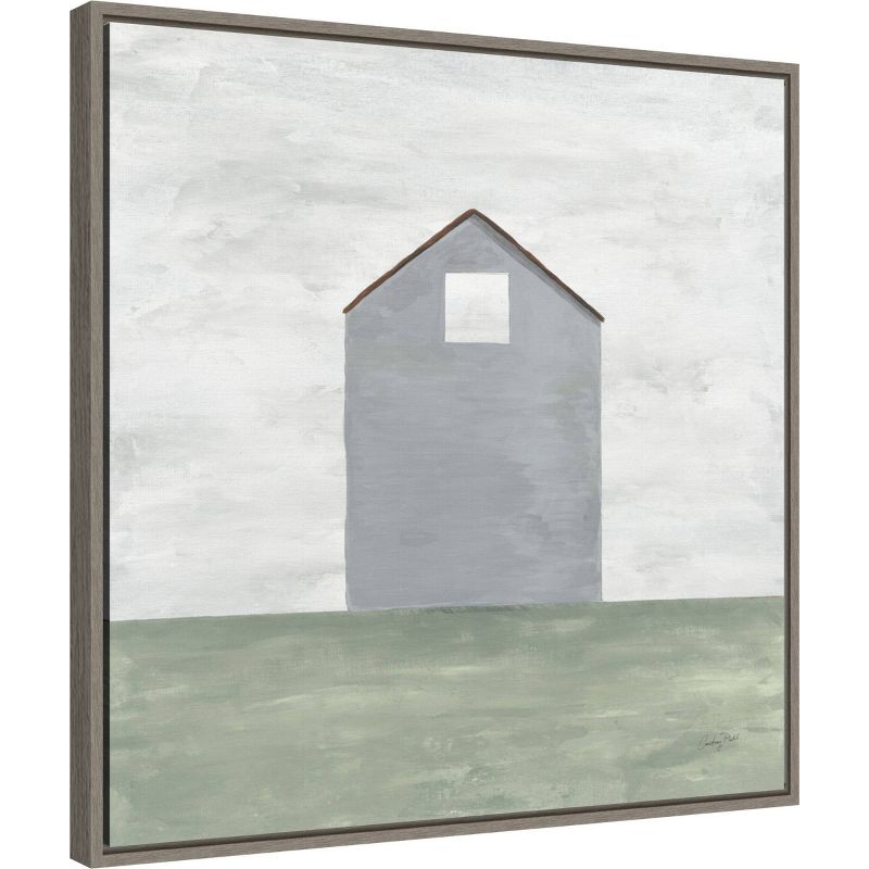 22&#34; x 22&#34; Rural Barn Simplicity III by Courtney Prahl Framed Canvas Wall Art Gray Wash - Amanti Art, 3 of 12