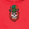 Men's - Instant Message - Leprechaun Skull Graphic Fleece Pullover Hoodie - 2 of 4