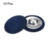 Unique Bargains Blouses Sweater Round Aluminum Cotton Fabric Cloth Covered Buttons 10 Pcs - 3 of 4