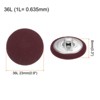 Unique Bargains Round Metal Sewing Cloth Covered Button 10 Pcs - 2 of 4