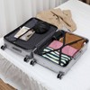 Badgley Mischka Contour Expandable Hardside Checked 3pc Luggage Set - 4 of 4