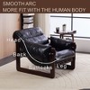 Lycvki Medieval Modern Leather Lounge Chair with Removable Armrests - 4 of 4