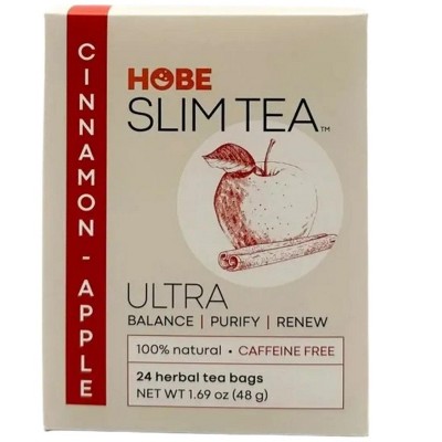 Ultra Slim Tea-Cinnamon/Apple by Hobe Labs  -  24 Bag