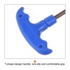 Unique Bargains S2 Steel Repair Tool T-Handle Hex Key Wrench Blue - 4 of 4