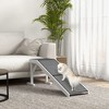 PawHut Pet Ramp, Dog Bed Ramp for Dogs with Non-Slip Carpet and Top Platform - 3 of 4