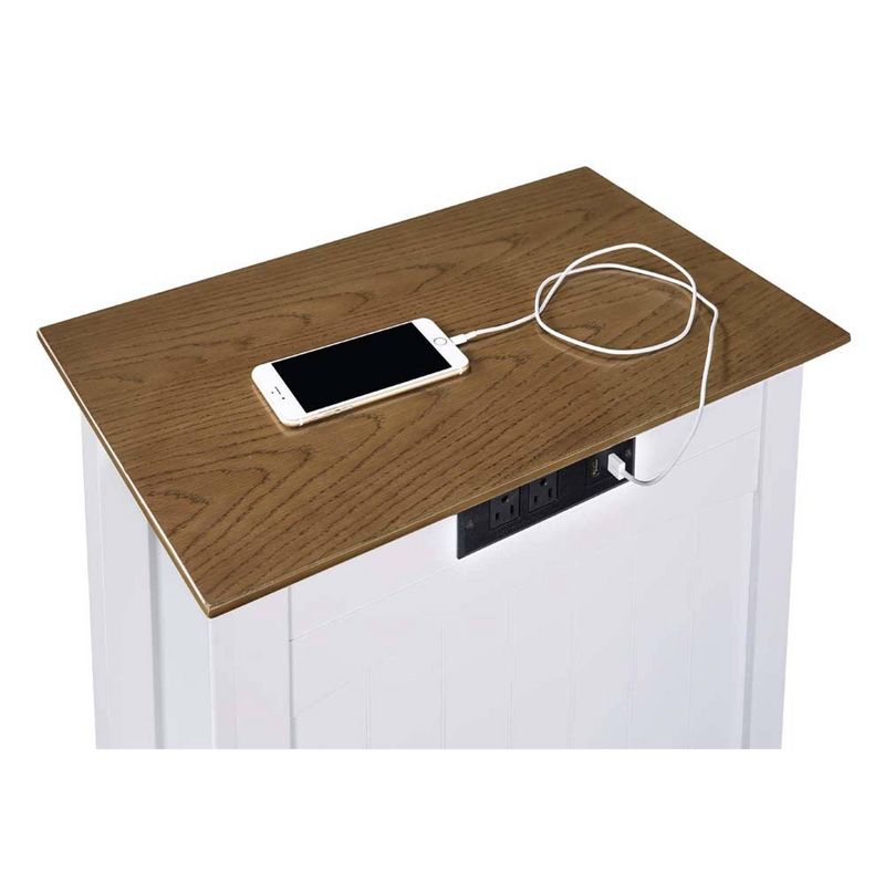 Edison End Table with Charging Station - Johar Furniture, 5 of 6