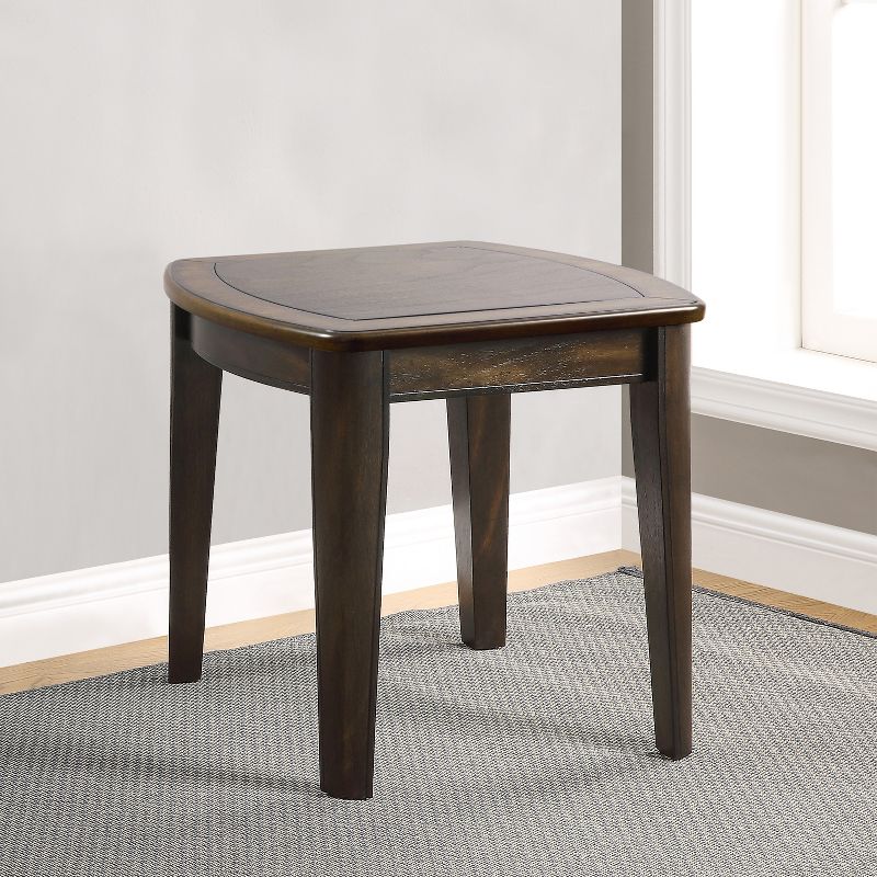 Diletta Game End Table with Chessboard Dark Walnut - Steve Silver Co., 4 of 8