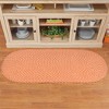 Collections Etc Sunsplash Braided Two-Tone Accent Rug - 2 of 3