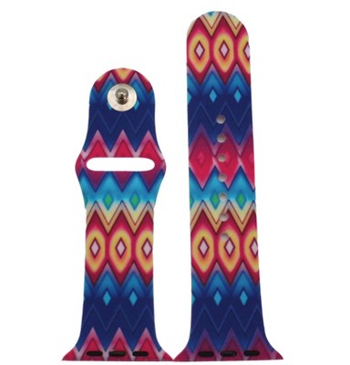 Olivia pratt printed silicone apple watch band