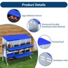 Chicken Nesting Box, Metal Nest Boxes for Chicken, Chicken Laying Box with Chicken Perch, Roll Away Nest Box for Chicken Coop - 3 of 4