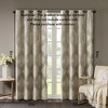 PAGED Knitted Jacquard Total Blackout Curtain for Bedroom,Window Curtain Panel with Grommet Top,Living Room Curtains Machine Washable - 2 of 4