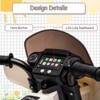White 6V Licensed Ride On Motorcycle For Kids Toddlers With Music Headlight Electric Dirt Bike Ages 18 Months To 5 Years White - 4 of 4