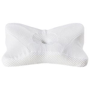 PAGED 26" Cervical Neck Pillow, Ergonomic Memory Foam Bed Pillow with 2 Heights and Armrest Designs for Back, Stomach or Side Sleepers - 1 of 4