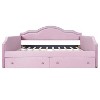 Twin/Full Size Upholstered Daybed with LED and 2 Drawers - ModernLuxe - 4 of 4