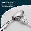 Table 12 50 Piece Flatware Set, Stainless Steel Kitchen Utensils Set, Sophisticated Silverware with Modern Distressed Finished, Dishwasher Safe - 4 of 4