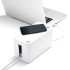 CableBox Mini White - BlueLounge: Polystyrene Desk Organizer for Office Supplies & Accessories - 4 of 4